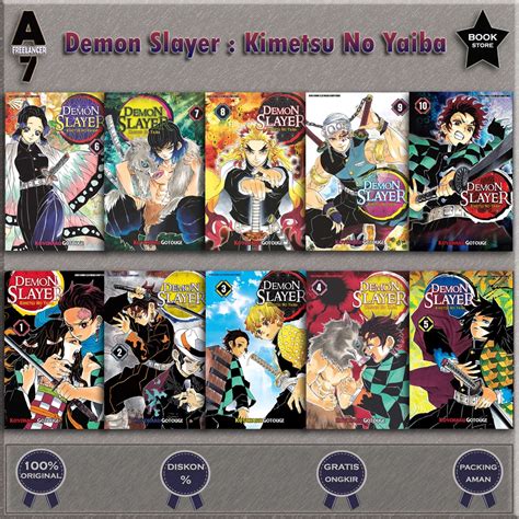 Jual Komik Demon Slayer Kimetsu No Yaiba Vol 1 10 New Indonesia