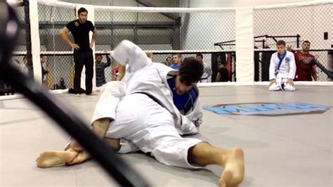 White Belt Jiu Jitsu Match Youtube