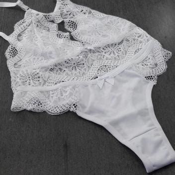 Conjunto Lingerie Sem Bojo Junta Seios Renda Calcinha Fio Lunaína Conjunto de Lingerie