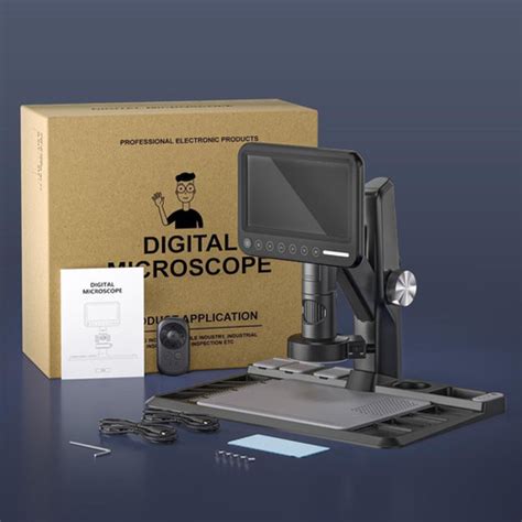 Digital Microscope with 7" screen - 1080P-12MP-1600X - 30 Adjustable ...