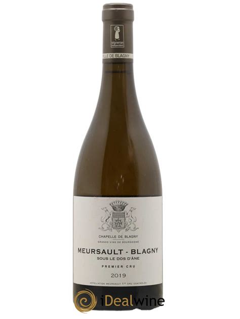 Buy Meursault 1er Cru Blagny Sous Le Dos DÂne Domaine Chappelle De