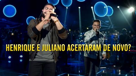 Henrique E Juliano Lan Am A M Sica Arranh O A Primeira Do Novo Dvd