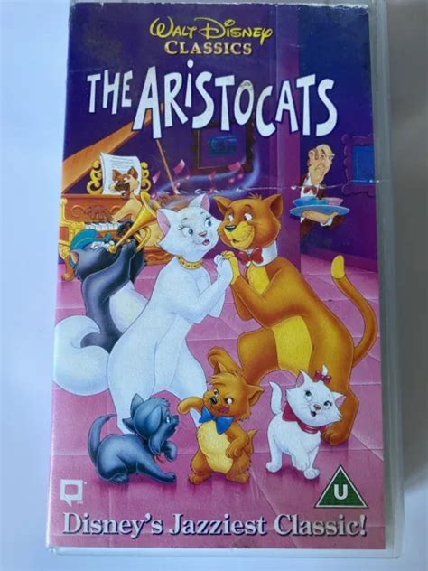 Walt Disney Classics The Aristocats Vhs Video Tape Vintage Retro