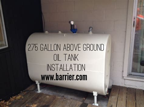 275 Gallon Above Ground Oil Tank Installation In Croton Ny