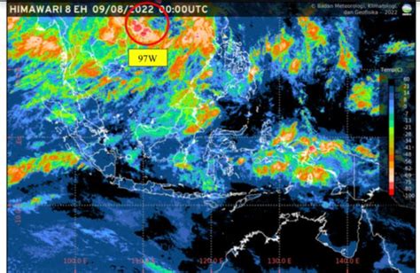 Bibit Siklon Tropis 97w Menguat Bmkg Waspada Gelombang Tinggi Di