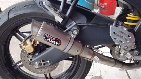 Test Sound Knalpot Proliner Tr Short Di Yamaha R V Gahar Abis