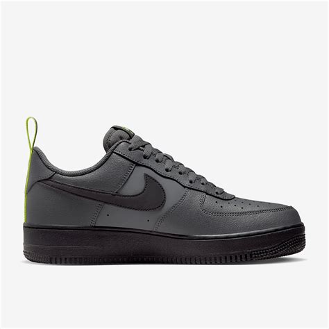 Nike Sportswear Air Force 1 07 Iron Greyblackvolt Trainers Mens Shoes Prodirect Cricket