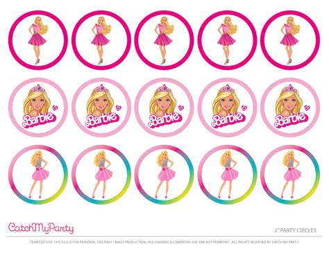 FREE BARBIE Let S Go Party Printables Catch My Party