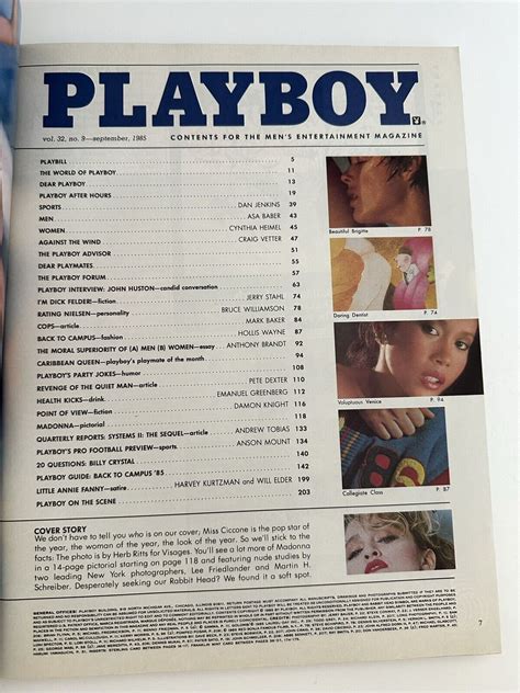 Mavin Vintage Playboy Magazine September 1985 Madonna Nude Last