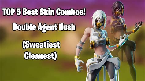 New Double Agent Pack Top Skin Combos With Hush Skin Fortnite