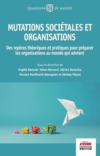 Mutations Soci Tales Et Organisations Des Rep Res Th Oriques Et