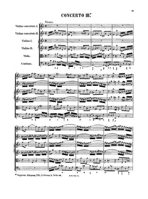 バッハ Bach Js 2つのヴァイオリンのための協奏曲 ニ短調 Concerto For 2 Violins In D