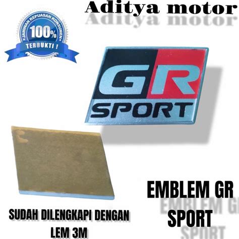 Jual Emblem Gr Sport Tulisan Gr Sport Bacaan Gr Sport Logo Gr Sport