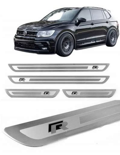 Vw R Line Rline Listwy Progowe Tiguan T Roc Chrom Za Z Z Szczecin