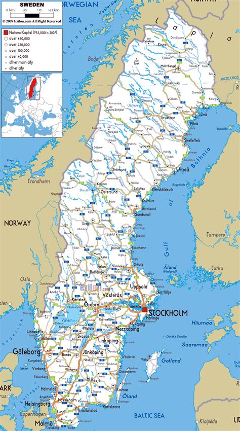 Suecia Map Mapa De Suecia Mapa Detallado De Suecia Norte De Europa