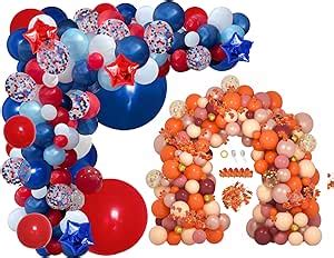 Amazon Perpaol Pcs Fall Balloons Garland Arch Kit And Pcs