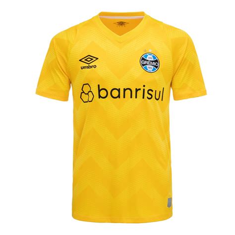 Camisa Grêmio Masc Goleiro Amarelo Umbro 24 25 S Nº GrêmioMania