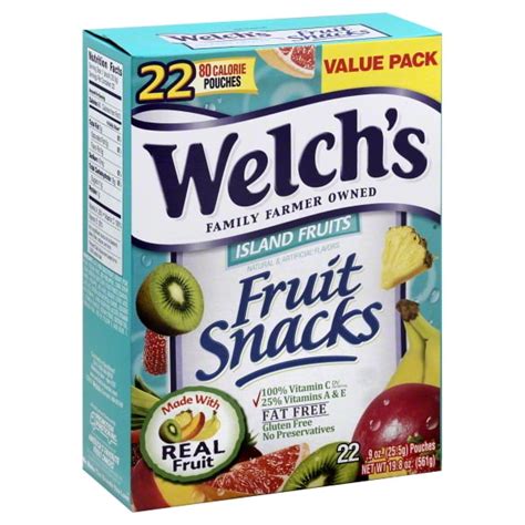 Welchs Value Pack Island Fruits Fruit Snacks 22 Ea