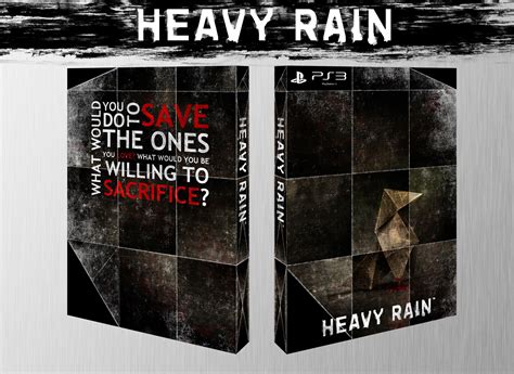 Viewing full size Heavy Rain box cover