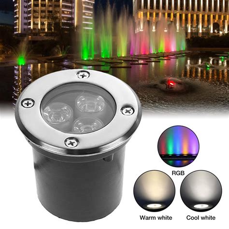 Led Underwater Light Rgb Waterproof Anti Corrosion Floodlight Lamp For