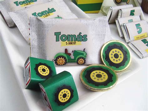 Coasters Wrapping Sachets Tractors Digital Invitations Coaster