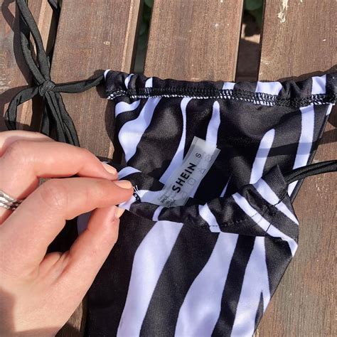 Never Worn Adorable Shein String Bikini Bottoms Size Depop