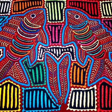 Molas Made By Kunas Panama Citymola Made By Kuna Cuna Indian