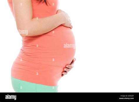 Beautiful Pregnant Belly Stock Photo Alamy