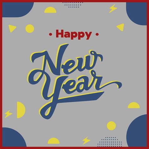 Premium Vector Happy New Year Vector Design