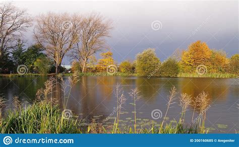 The `secret Lake` In Levenshulme Great Britain Stock Image Image Of