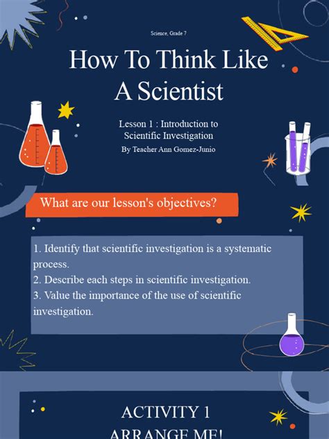 Science Grade 7 Scientific Investigation Lesson 1 Pdf Scientific Method Experiment