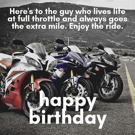 Happy Birthday Motorcycle Memes Quotes Sayings Bahs