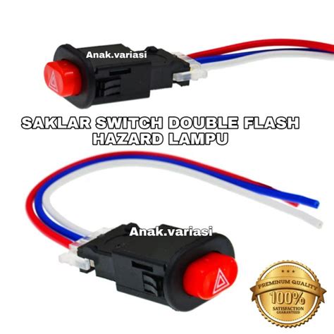 Jual Saklar Hazard Switch Lampu Hazard Saklar Hazard Double Flash