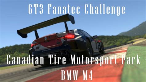 Gt Fanatec Challenge Canadian Tire Motorsport Bmw M