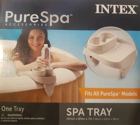 Intex Purespa Hot Tub Attachable Cup Holder And Refreshment Tray Pack For Sale From United States
