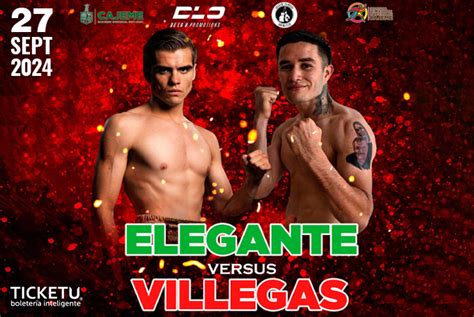 Compra Tus Boletos De Box Elegante Vs Villegas En Lin A