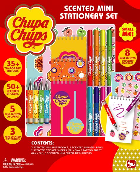 Buy Chupa Chups Scented Mini Stationery & Tattoo Set Online in UAE ...