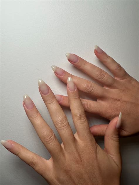 I Tried The Naked French Tip Manicure Trend See Photos Popsugar Beauty