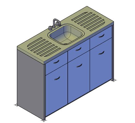 Detail 3d Model Of Sanitary Washbasin Autocad File Cadbull