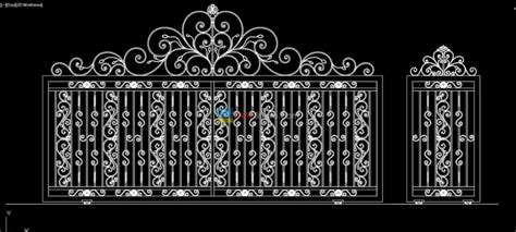 36gate Design Autocad Blocks Free Download Cad Blocks Gate Design