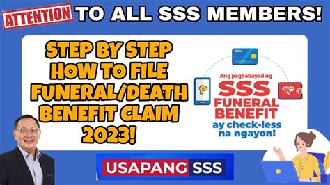 Ano Ba Ang Step By Step Kung Paano Mag Online Filling Ng Sss Funeral