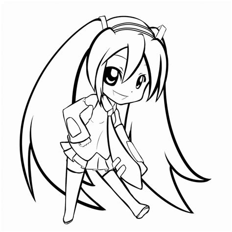 Hatsune Miku Chibi Drawing | Free download on ClipArtMag