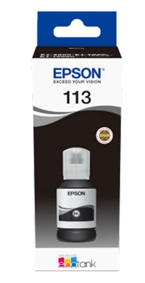 EPSON 113 ECOTANK PIGMENT BLACK INK BOTTLE Mikkelin Toimistotarvike