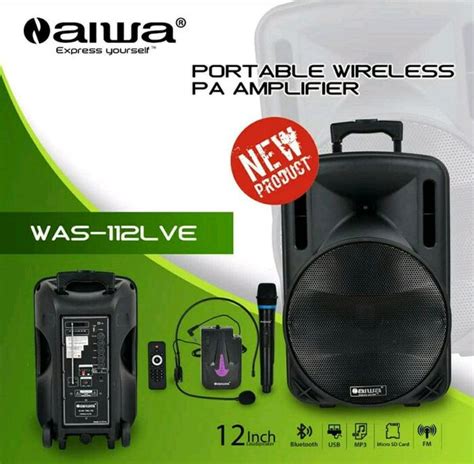 Jual Speaker Portable Meeting Wireless Aiwa Inch Lve Bluetooth