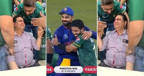 Babar Azam Father Crying Out Of Happiness After The Winning Shot