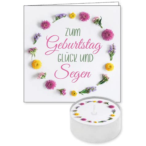 Faltkarte Zum Geburtstag Gl Ck Und Segen Jetzt Kaufen Vivat De