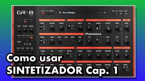 Como Usar Un Sintetizador VST Cap 01 YouTube