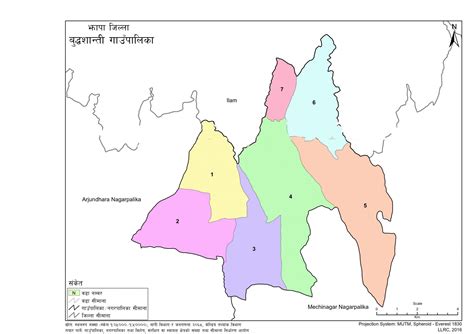 Map of Buddhashanti Rural Municipality, Jhapa, Nepal – Nepal Archives