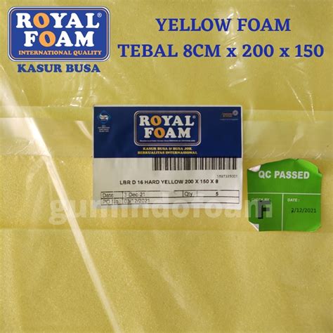 Jual Busa Royal Foam Lembaran Ukuran 8cm 200x150cm Kasur Lembaran Tebal