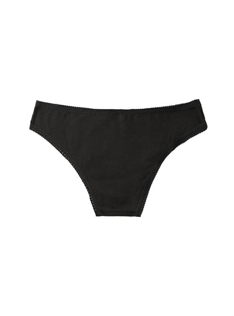 Ripley CALZÓN ALGODÓN MUJER INDEX NEGRO BIKINI SOLID BLACK